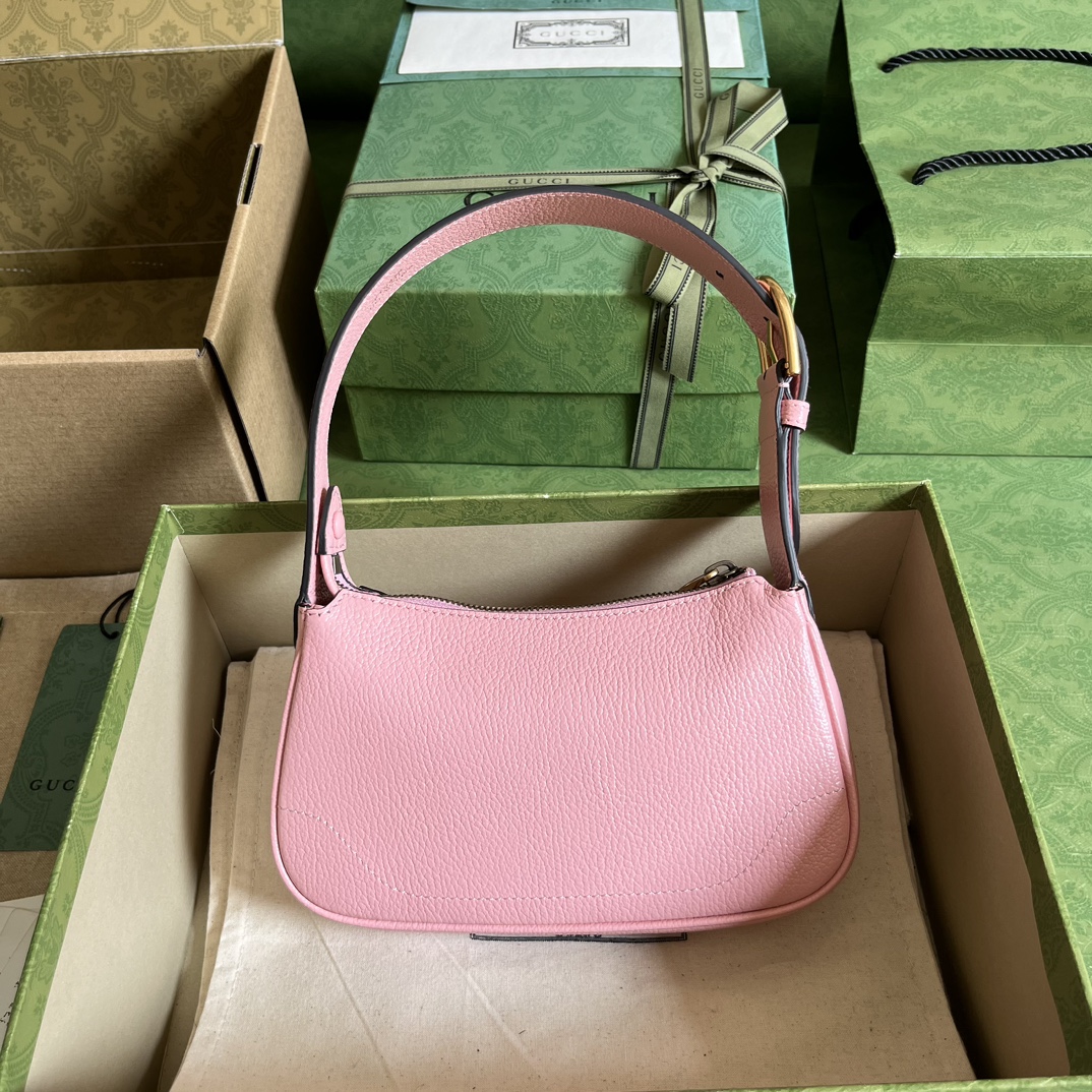 Bagsaaa Gvc*1 Aphrodite mini shoulder bag light pink - W21cm x H12cm x D4cm