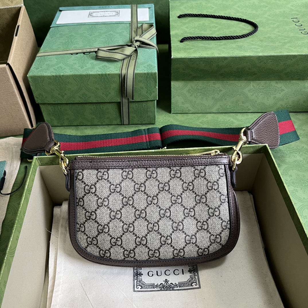 Bagsaaa Gvc*1 Blondie GG mini beige bag - 20x 13x 2.5cm