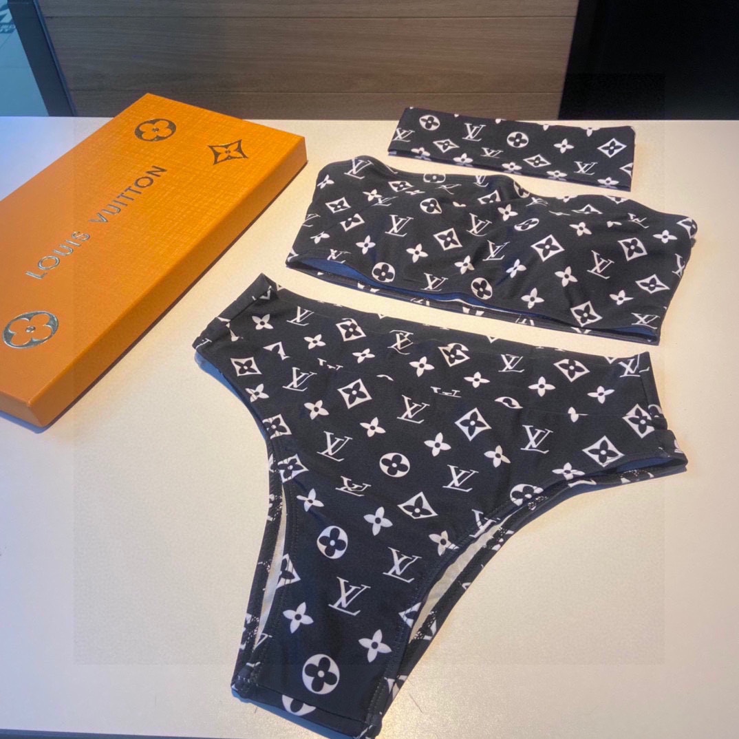 Bagsaaa L0vis Vvtt0n Bikini Black