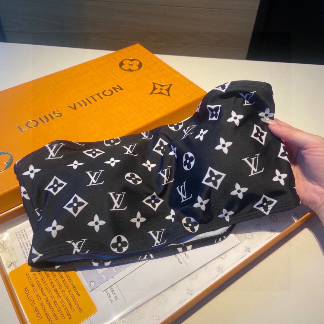 Bagsaaa L0vis Vvtt0n Bikini Black
