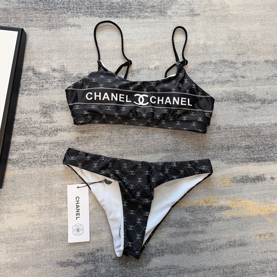 Bagsaaa Ch**el CC Black Bikini