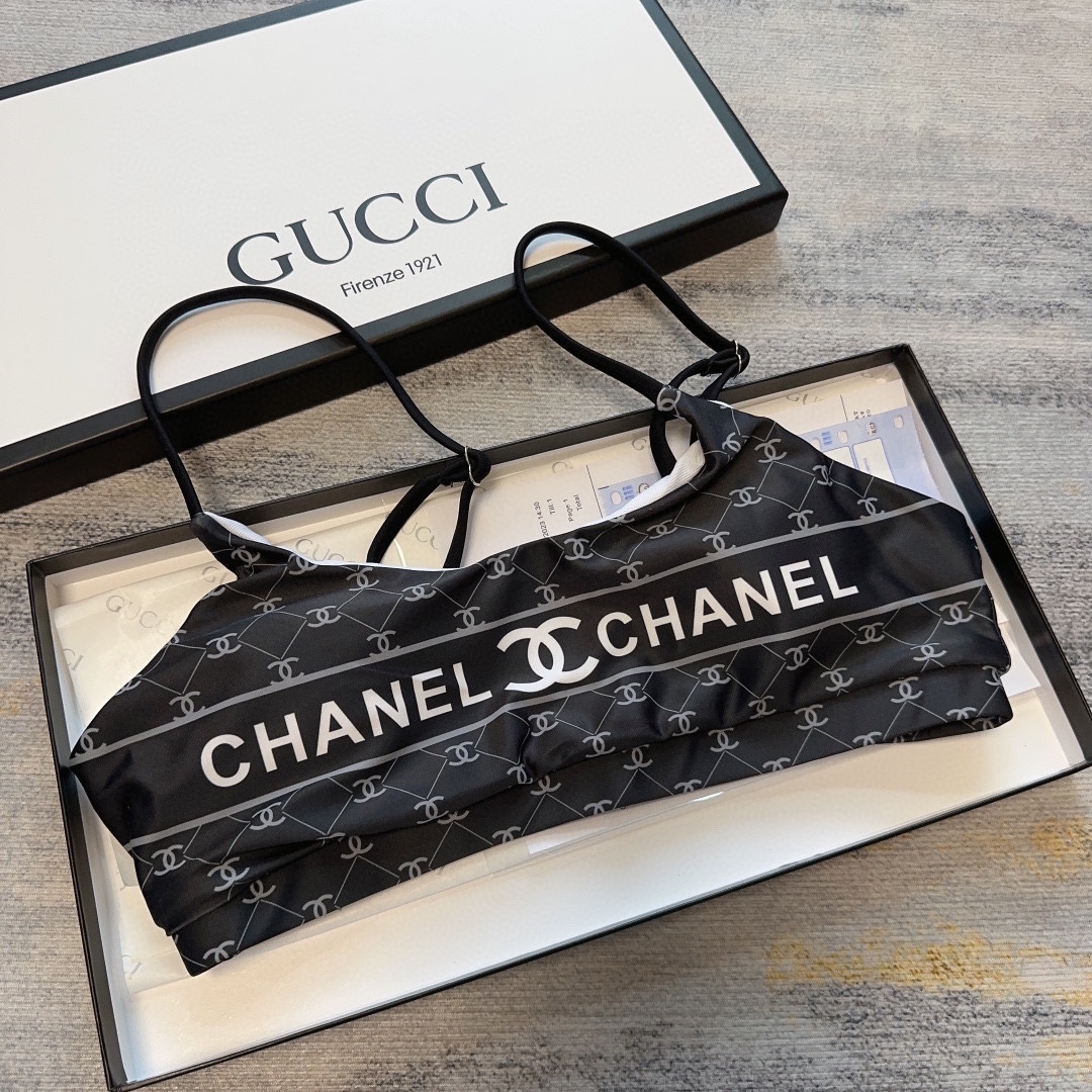 Bagsaaa Ch**el CC Black Bikini