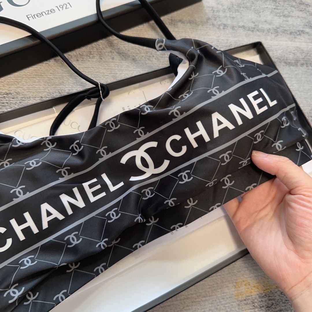 Bagsaaa Ch**el CC Black Bikini