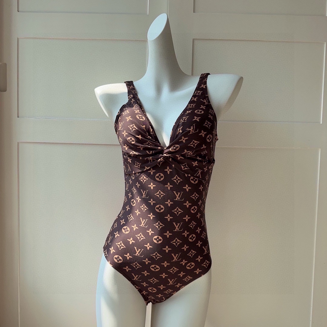 Bagsaaa L0vis Vvtt0n One Pirce Dark Brown Monogram