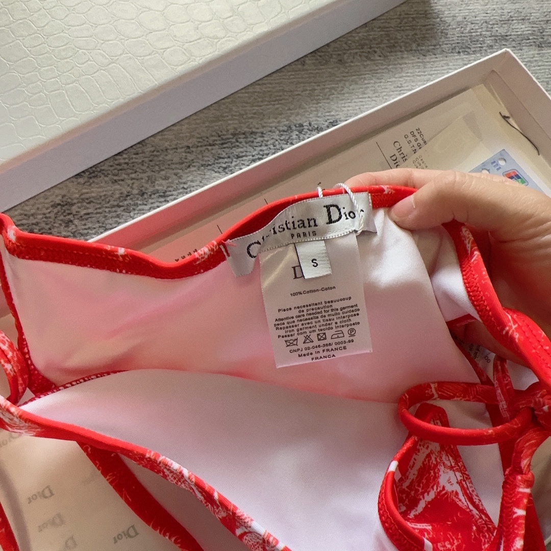 Bagsaaa Chr1st1an D10r Bikini Red