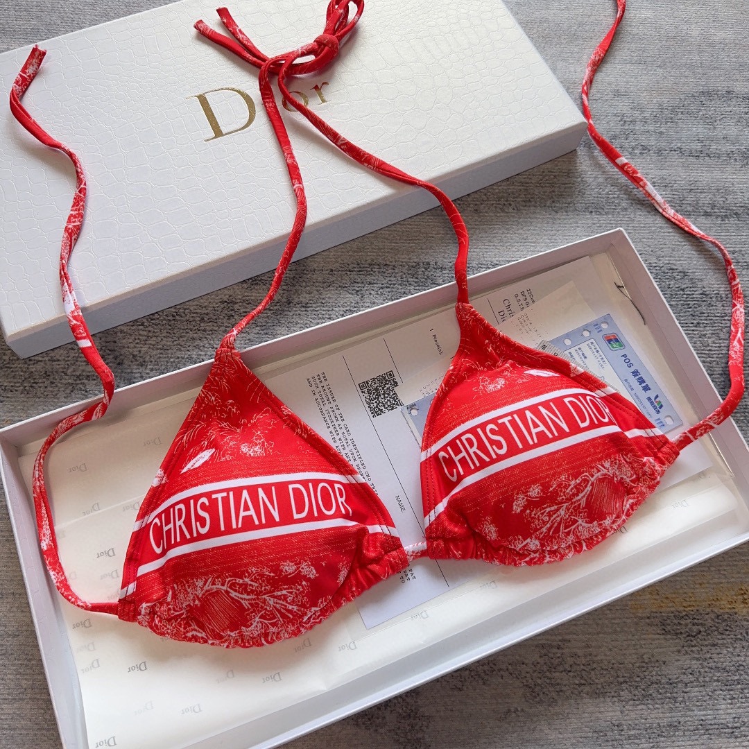 Bagsaaa Chr1st1an D10r Bikini Red