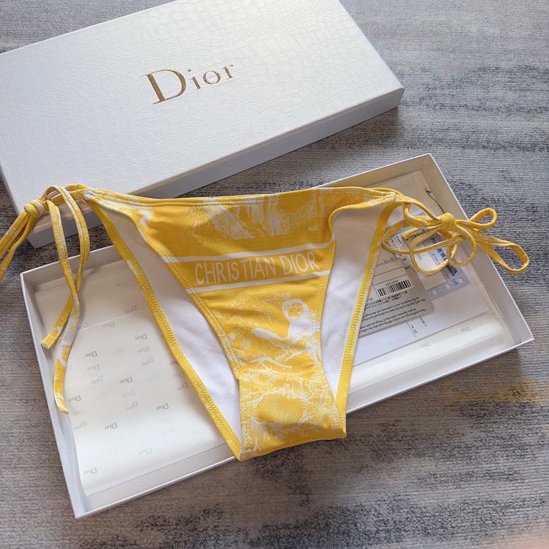 Bagsaaa Chr1st1an D10r Bikini Yellow