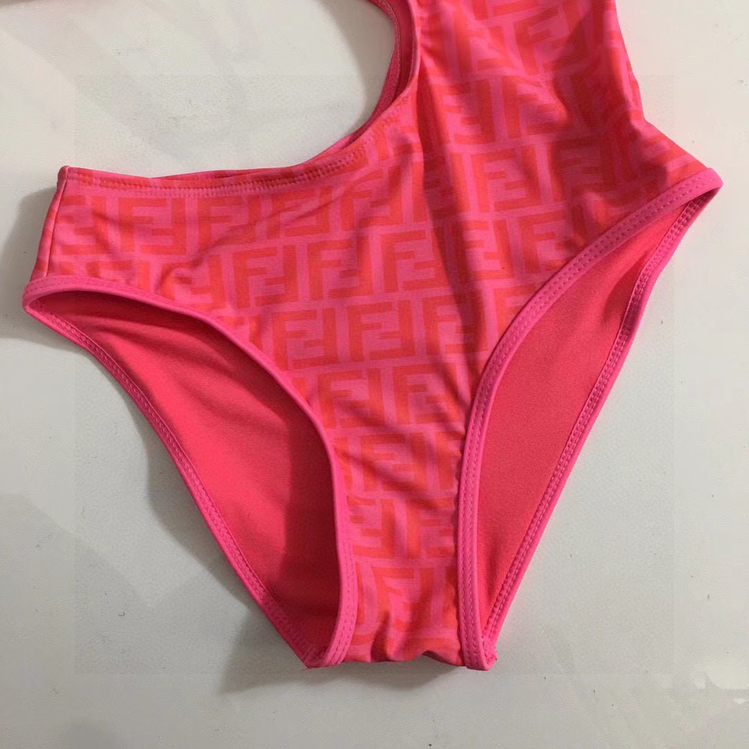 Bagsaaa F**di Pink One Piece