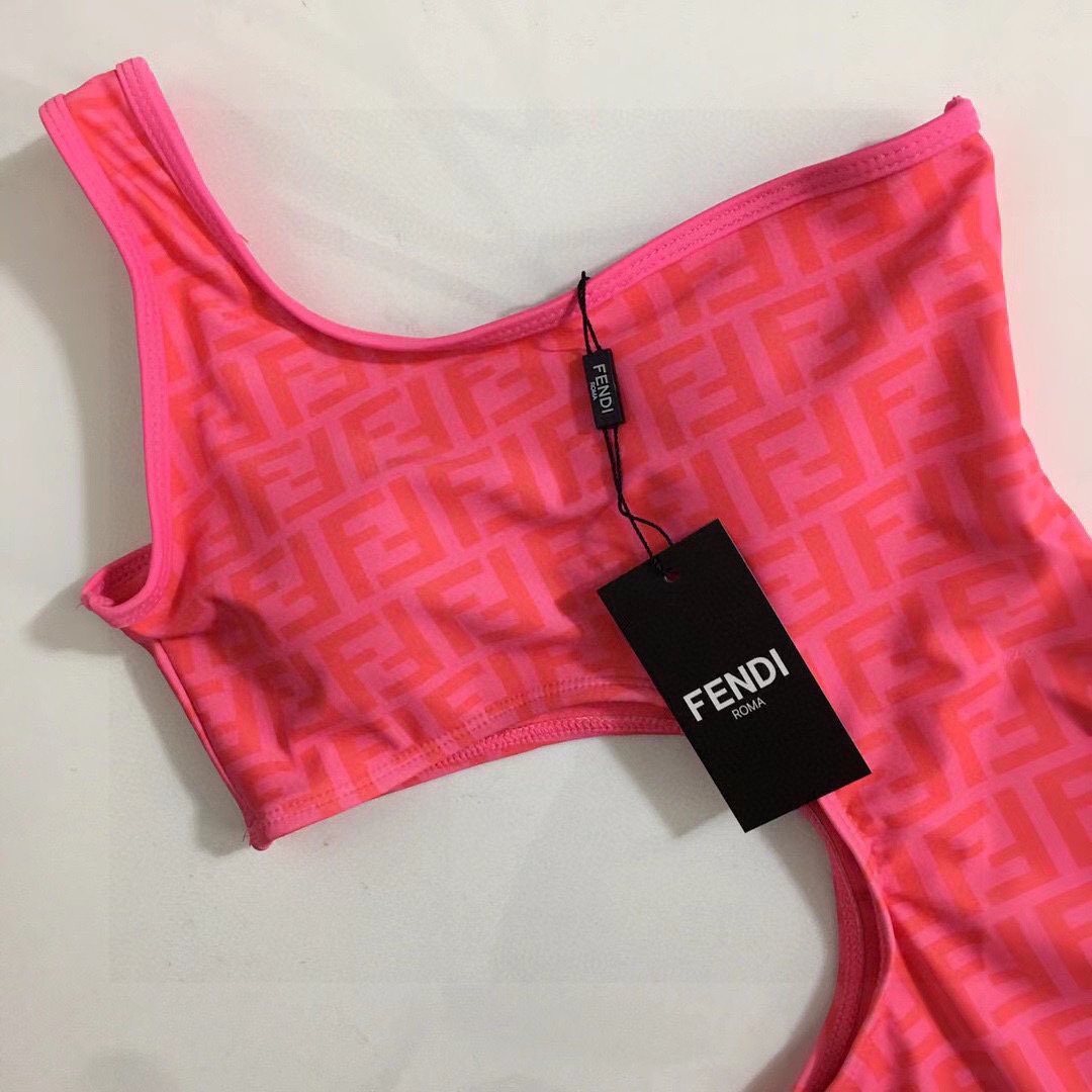 Bagsaaa F**di Pink One Piece