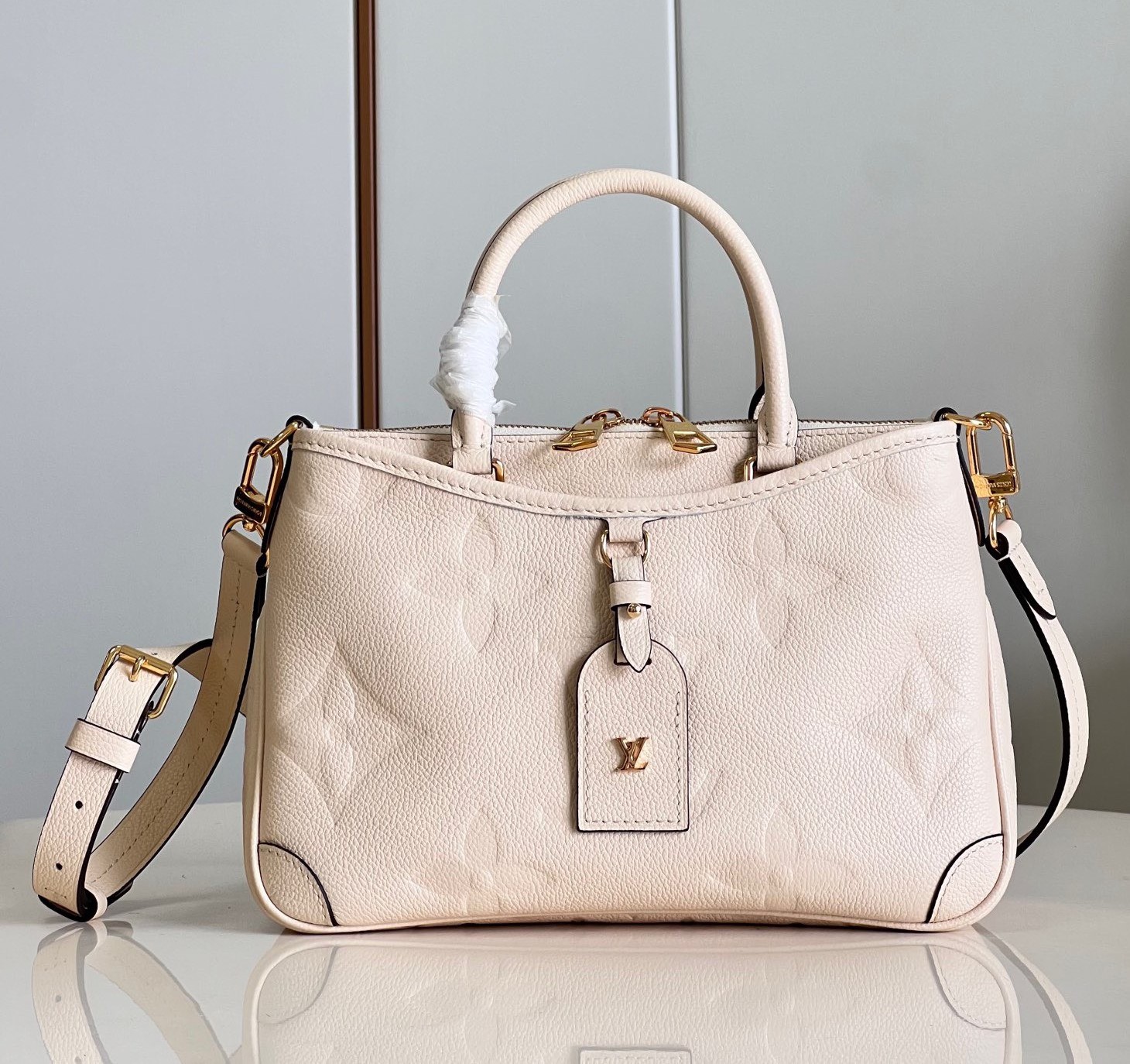 Bagsaaa L0vis Vvtt0n Trianon bag PM white color - 28 x 18 x 8 cm