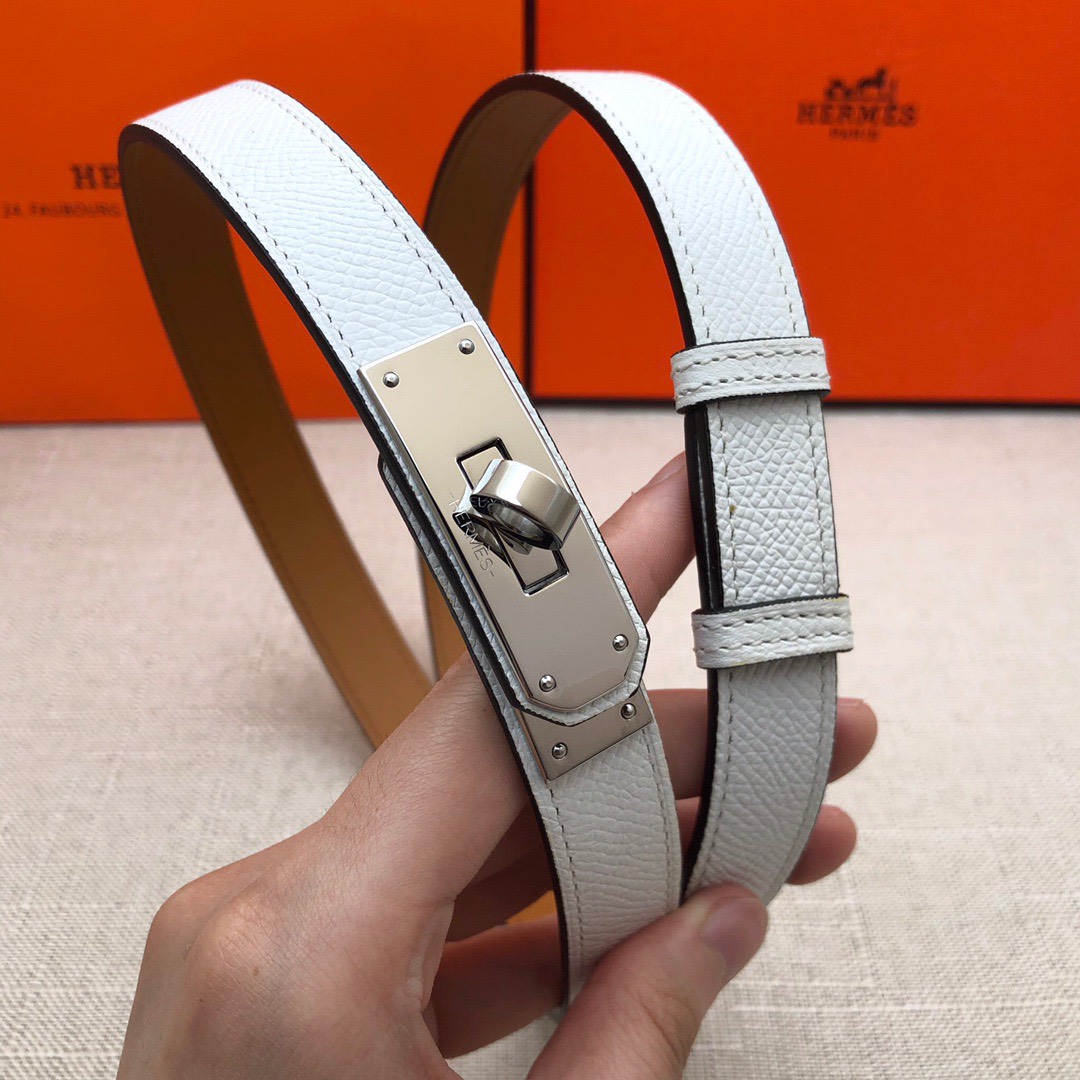 Bagsaaa H**me5 Kelly 18mm white belt