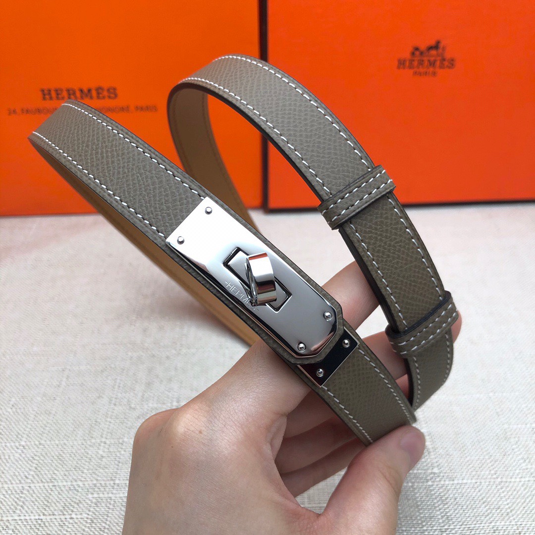 Bagsaaa H**me5 Kelly 18mm grey belt