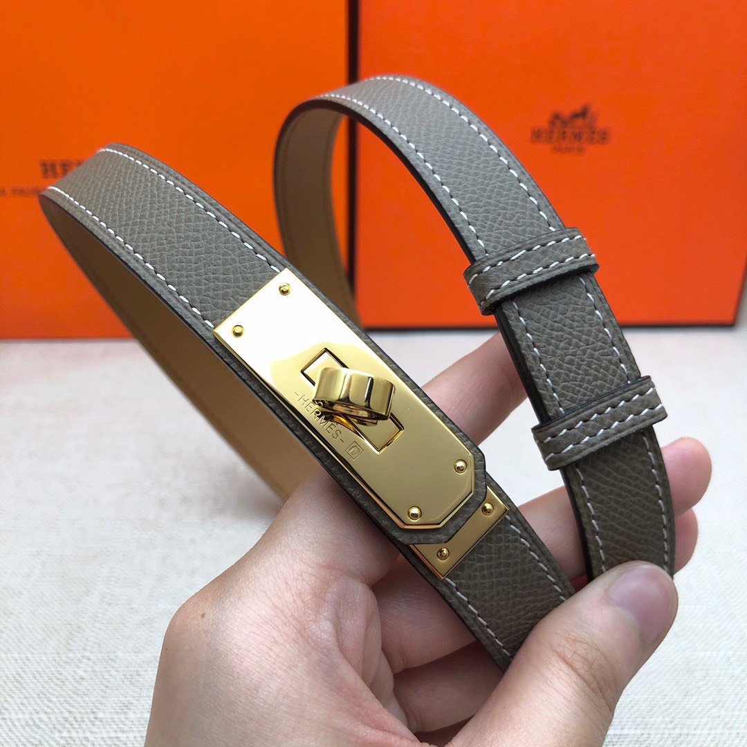Bagsaaa H**me5 Kelly 18mm grey belt