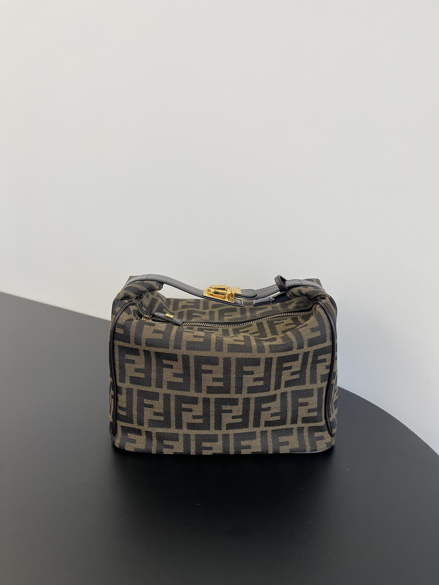 Bagsaaa F**di Zucca Cosmetic Bag Tobacco - 25*15*17cm