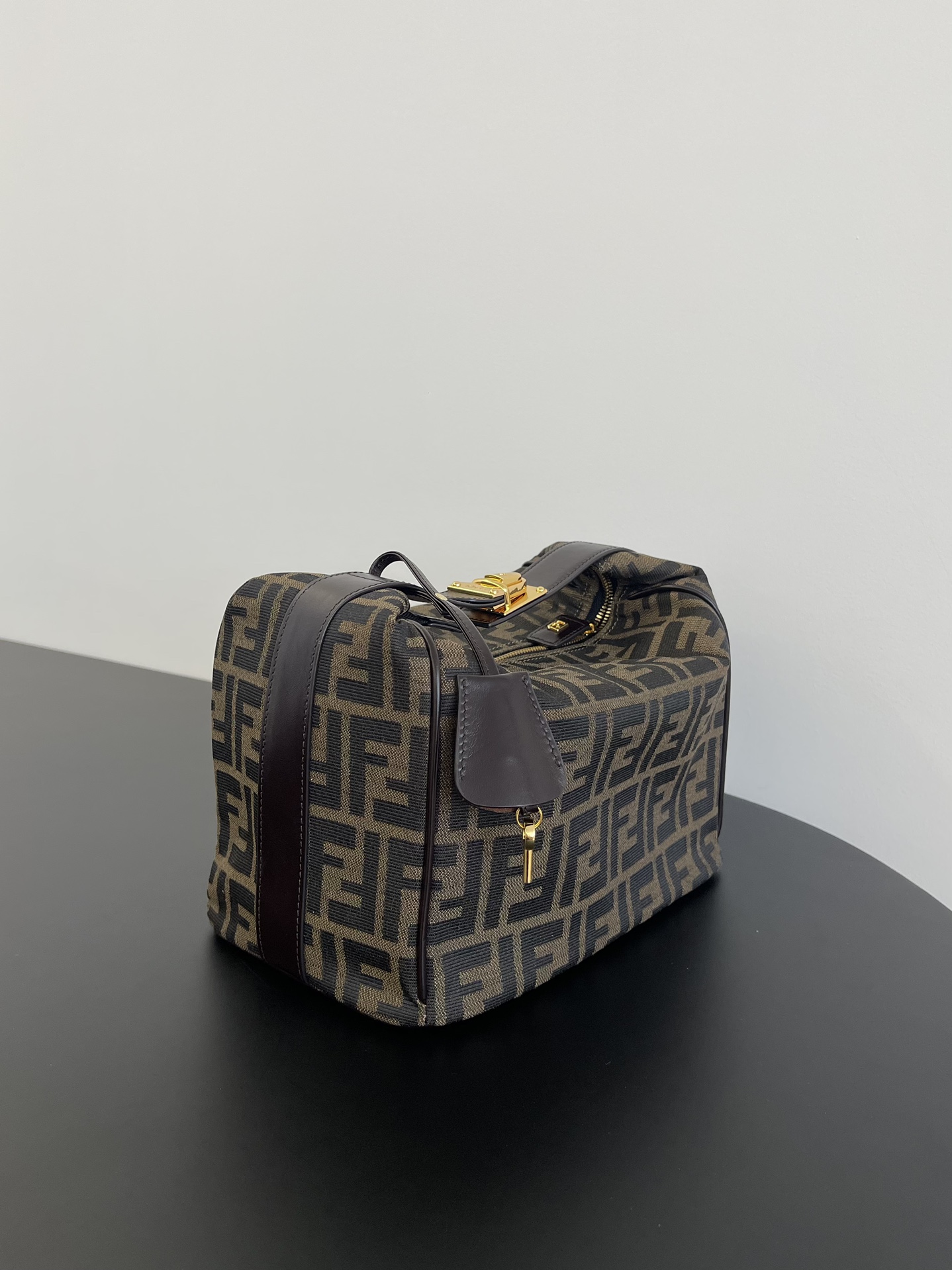 Bagsaaa F**di Zucca Cosmetic Bag Tobacco - 25*15*17cm