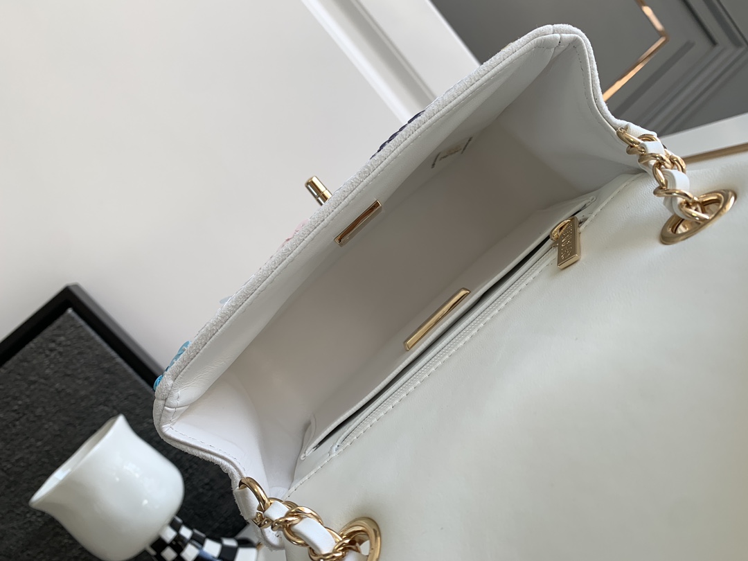 Bagsaaa Ch**el Flower Flap Bag
