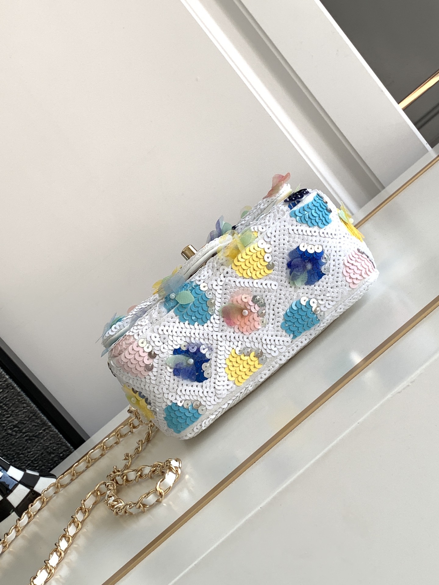 Bagsaaa Ch**el Flower Flap Bag