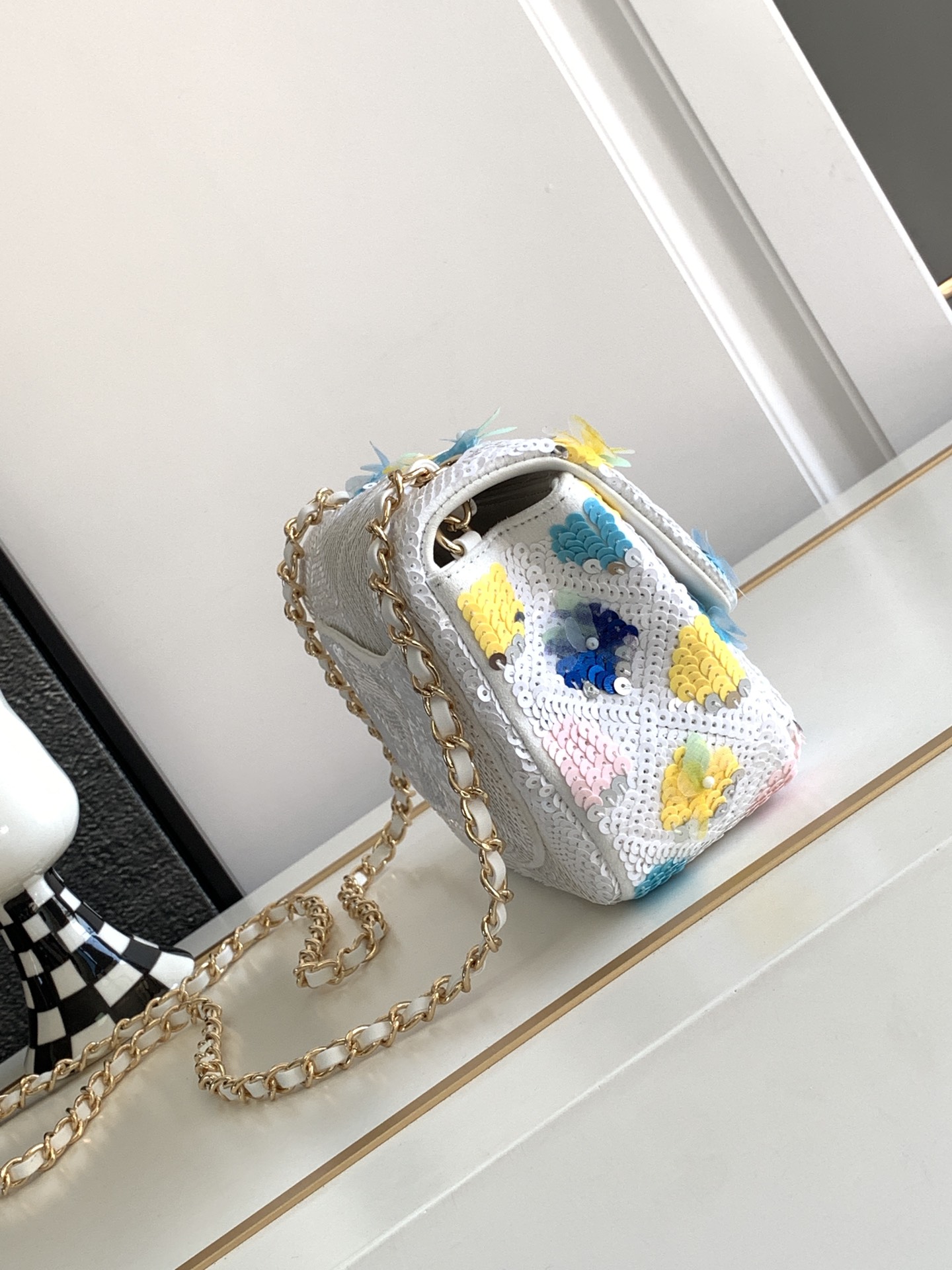 Bagsaaa Ch**el Flower Flap Bag