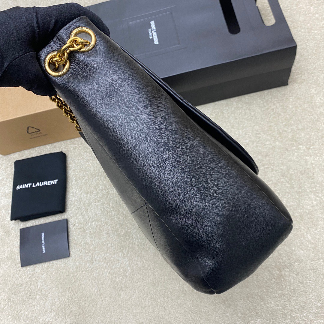 Bagsaaa Y51 Jaime 4.3 In Black Lambskin - 43 X 29 X 9 CM