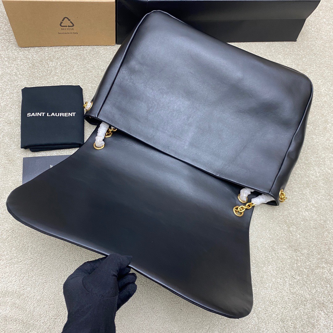 Bagsaaa Y51 Jaime 4.3 In Black Lambskin - 43 X 29 X 9 CM