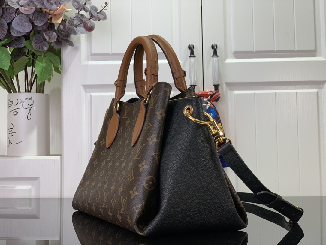 Bagsaaa L0vis Vvtt0n Opera MM Black Bag - 36 x 22 x 18