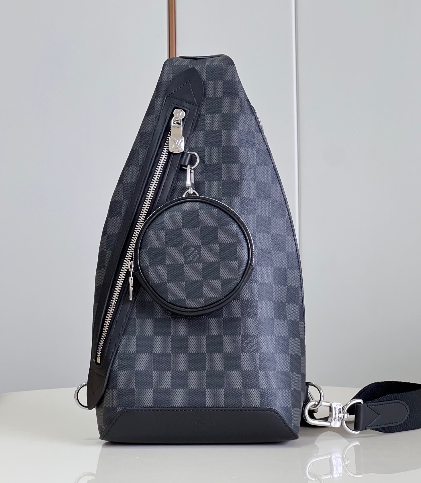 Bagsaaa L0vis Vvtt0n Duo Crossbody Damier Bag - 20 x 42 x 6 cm