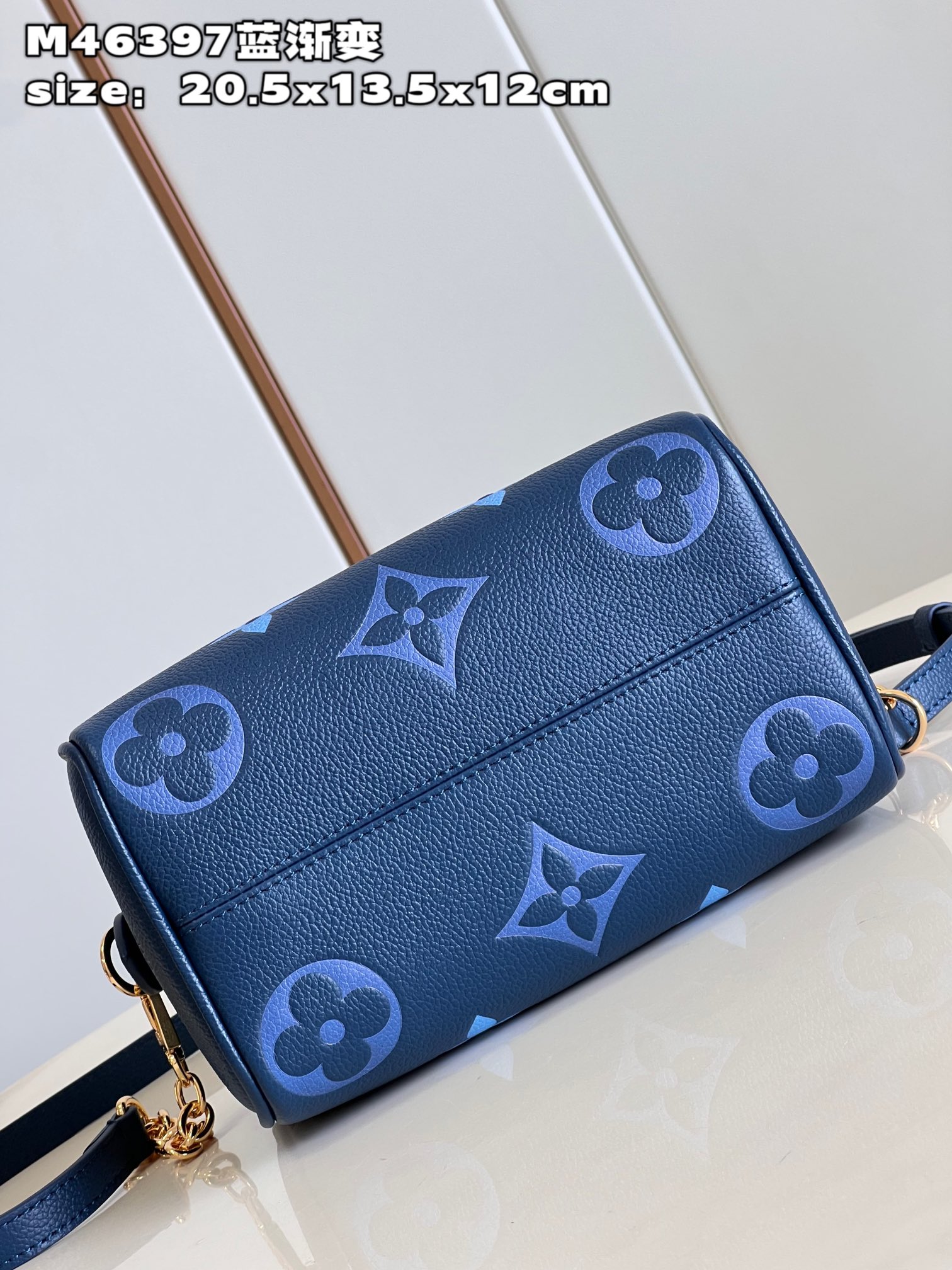 Bagsaaa L0vis Vvtt0n Speedy Bandoulière 20 Dégradé Blue - 20.5 x 13.5 x 12 cm