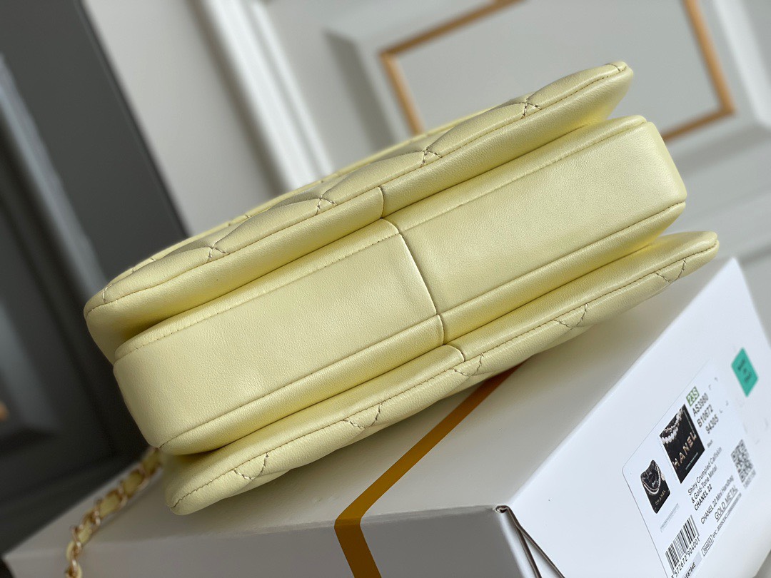 Bagsaaa Ch**el Trendy CCYellow Bag - 25cm