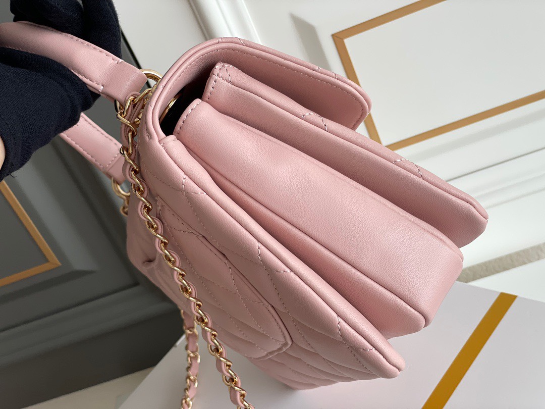 Bagsaaa Ch**el Trendy CC Pink Bag - 25cm