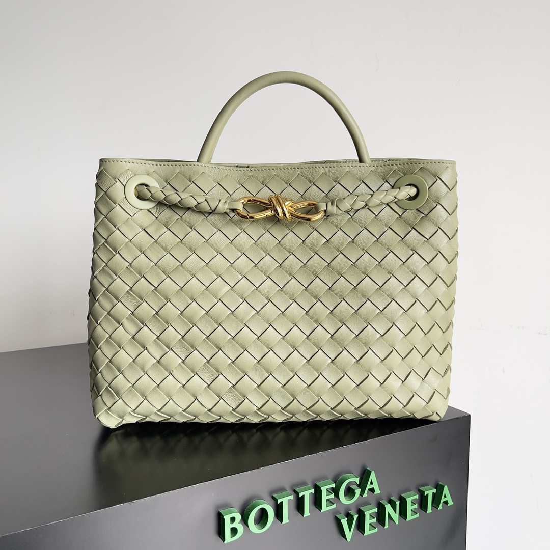 Bagsaaa B0tt*ga Ven*ta Medium Andiamo Travertine - 32x25x11cm