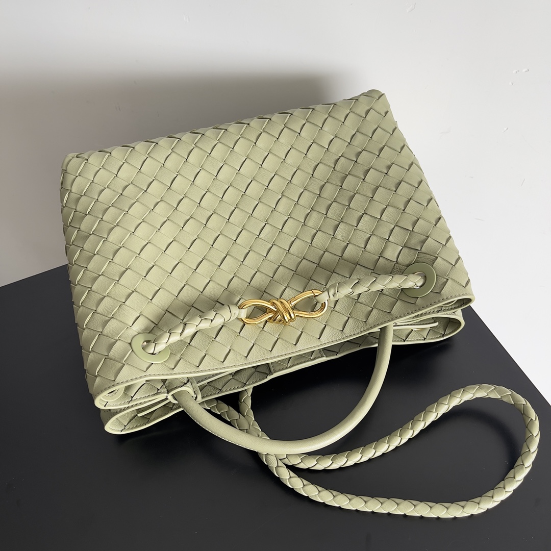 Bagsaaa B0tt*ga Ven*ta Medium Andiamo Travertine - 32x25x11cm