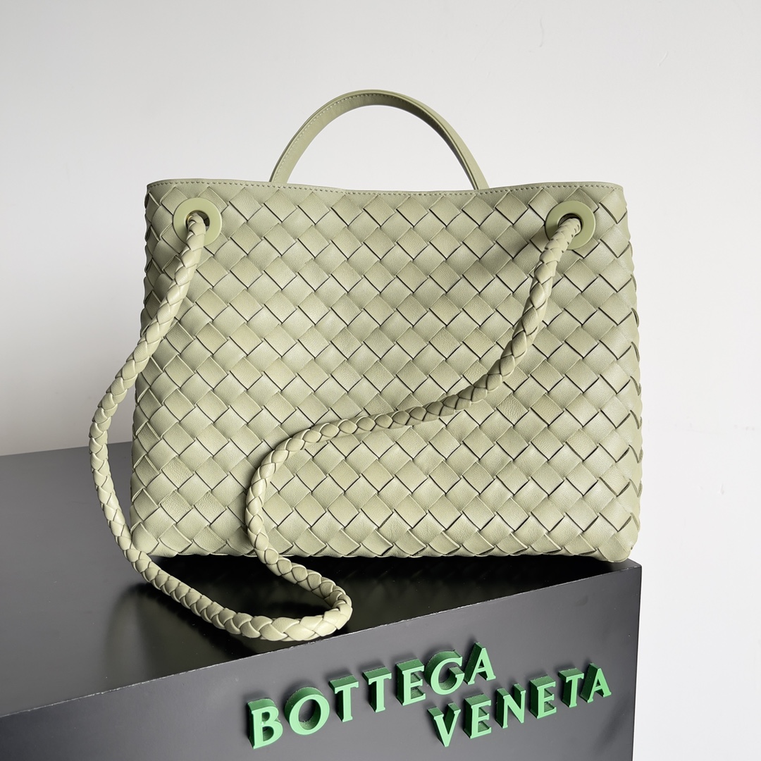 Bagsaaa B0tt*ga Ven*ta Medium Andiamo Travertine - 32x25x11cm