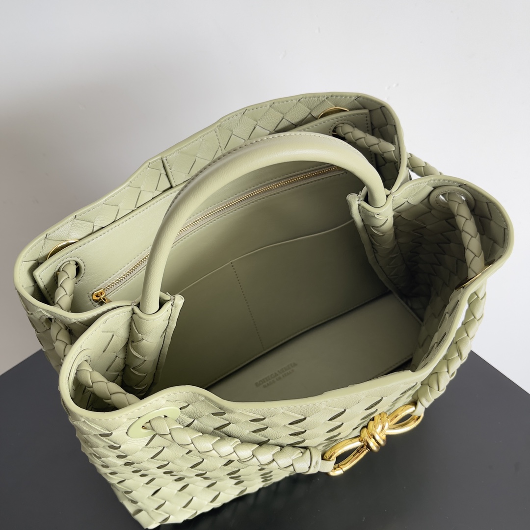Bagsaaa B0tt*ga Ven*ta Medium Andiamo Travertine - 32x25x11cm