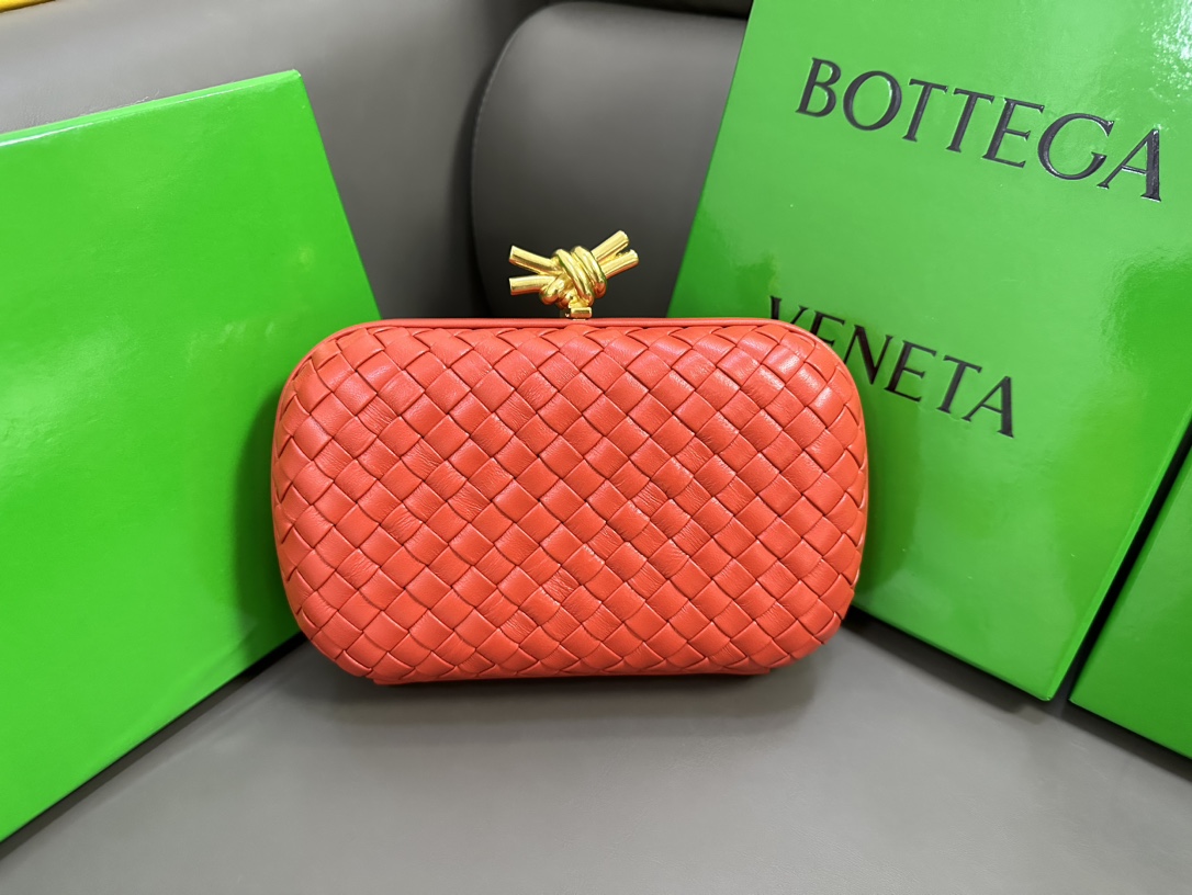 Bagsaa B0tt*ga Ven*ta Knot Orange - 20x12x5.5cm