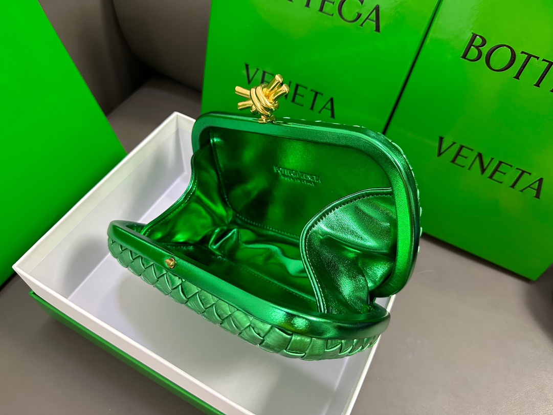 Bagsaa B0tt*ga Ven*ta Knot Neo Green - 20x12x5.5cm