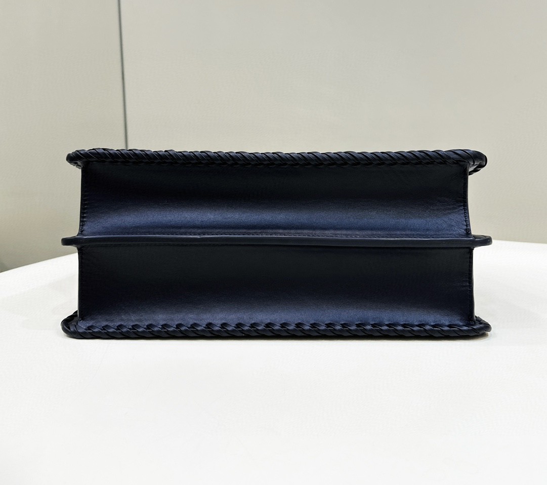 Bagsaaa F**di Peekaboo ISeeU Petite Black - 33*12*25cm