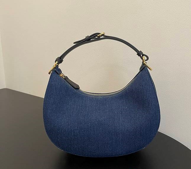 F**di Praphy Bag 29cm Denim Blue