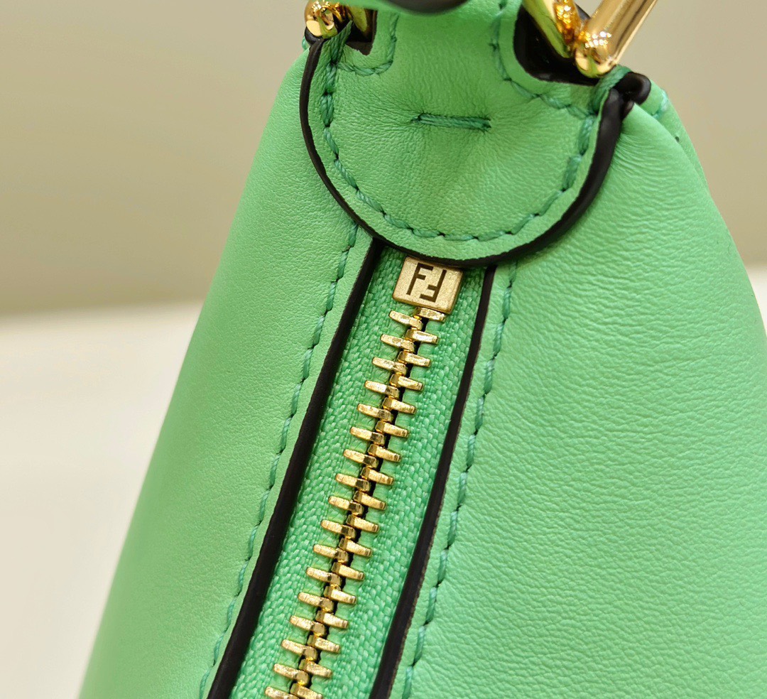 Bagsaaa F**di Small Graphy In Neo Green - 10×29×24.5cm