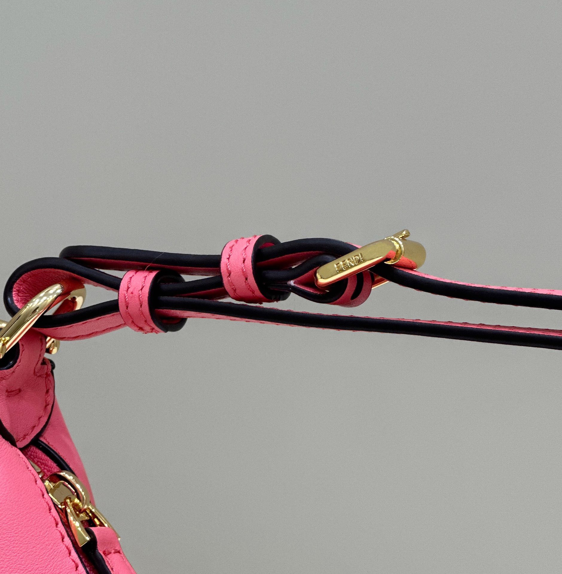 Bagsaaa F**di Small Graphy In Hot Pink - 10×29×24.5cm