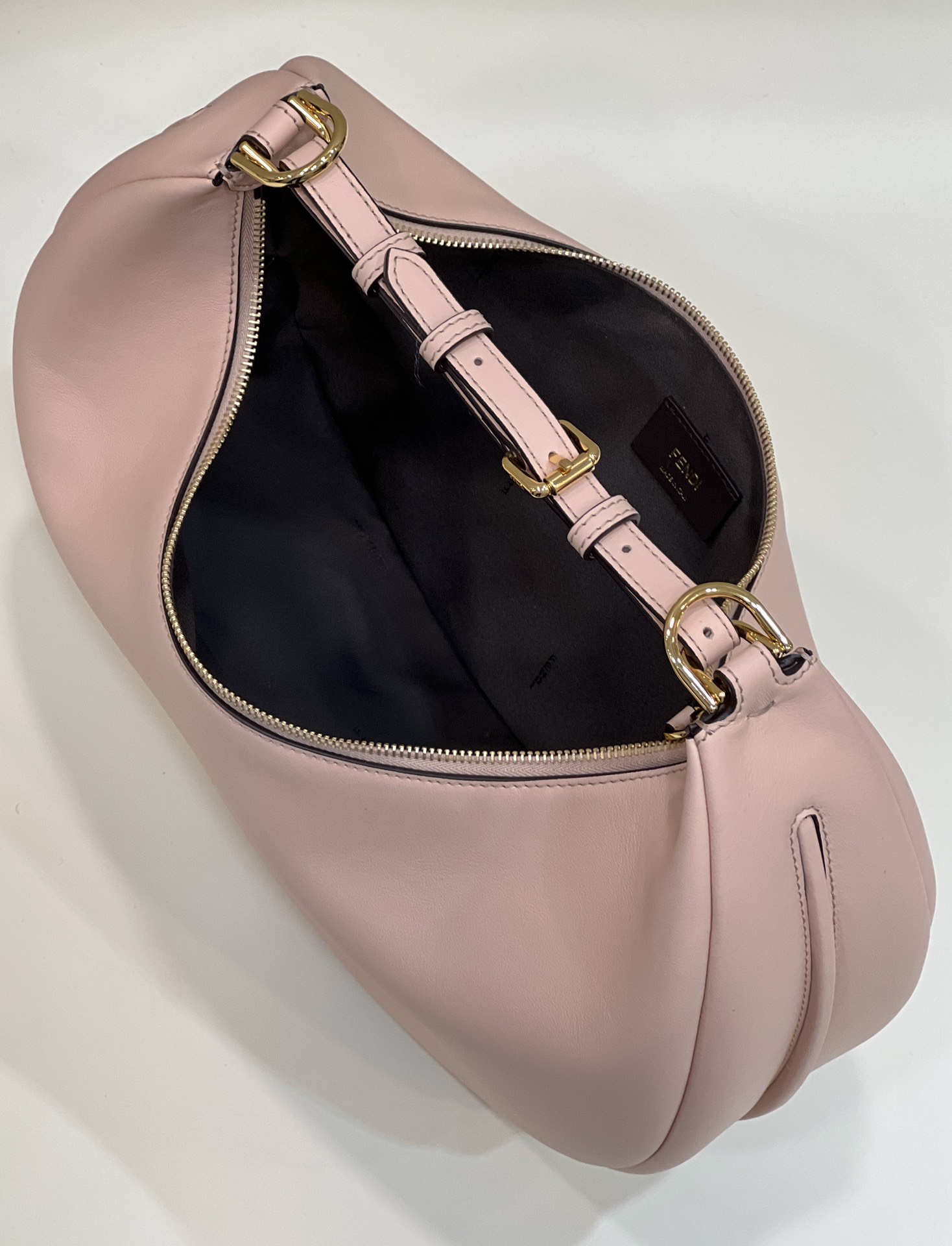 Bagsaaa F**di Medium Graphy In Pink Leather Bag - 36-30-11CM