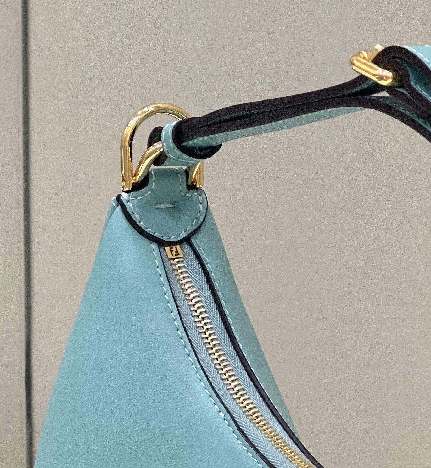 Bagsaaa F**di Small Graphy In Blue Pink - 10×29×24.5cm