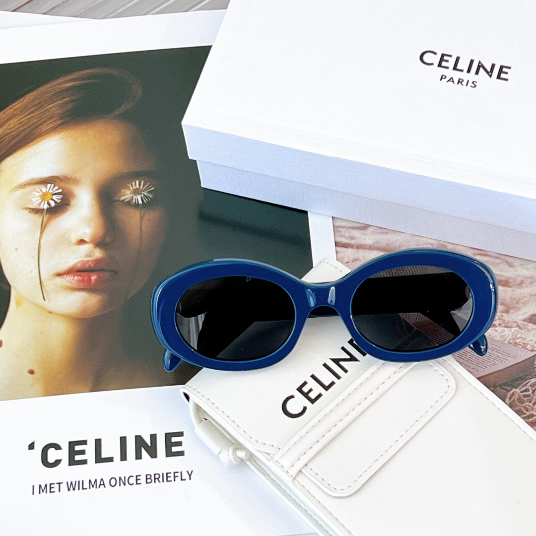 Bagsaaa Ce1i*e Triomphe Blonde Havana Sunglasses