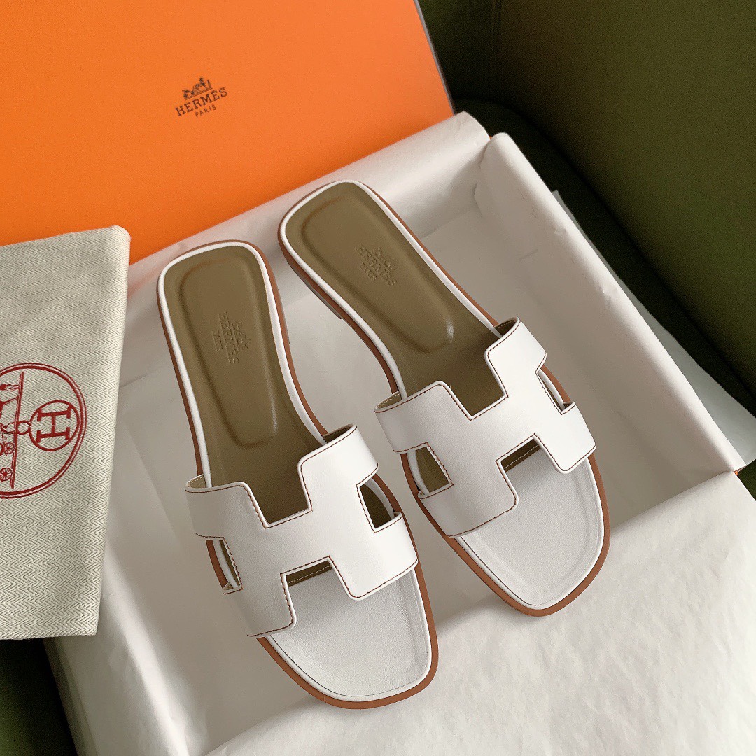 Bagsaaa H**me5 Oran Box calfskin White