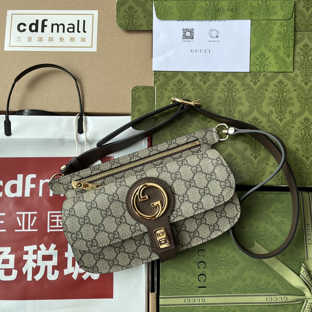 Bagsaaa Gvc*1 Blondie Belt Bag Beige - 24x14x5cm
