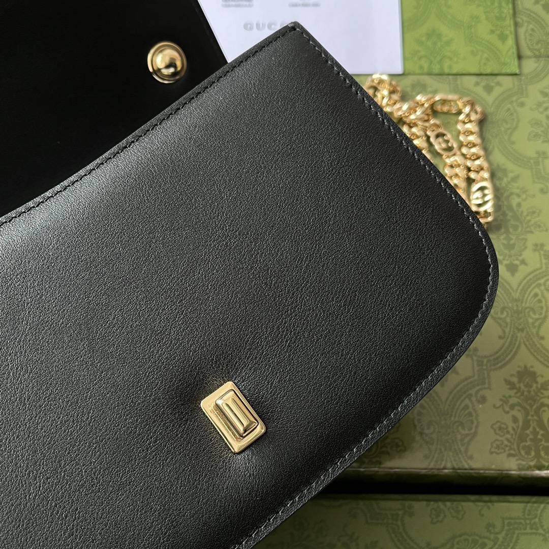 Bagsaaa Gvc*1 Blondie Top Handle Black Bag - 23x15x11cm