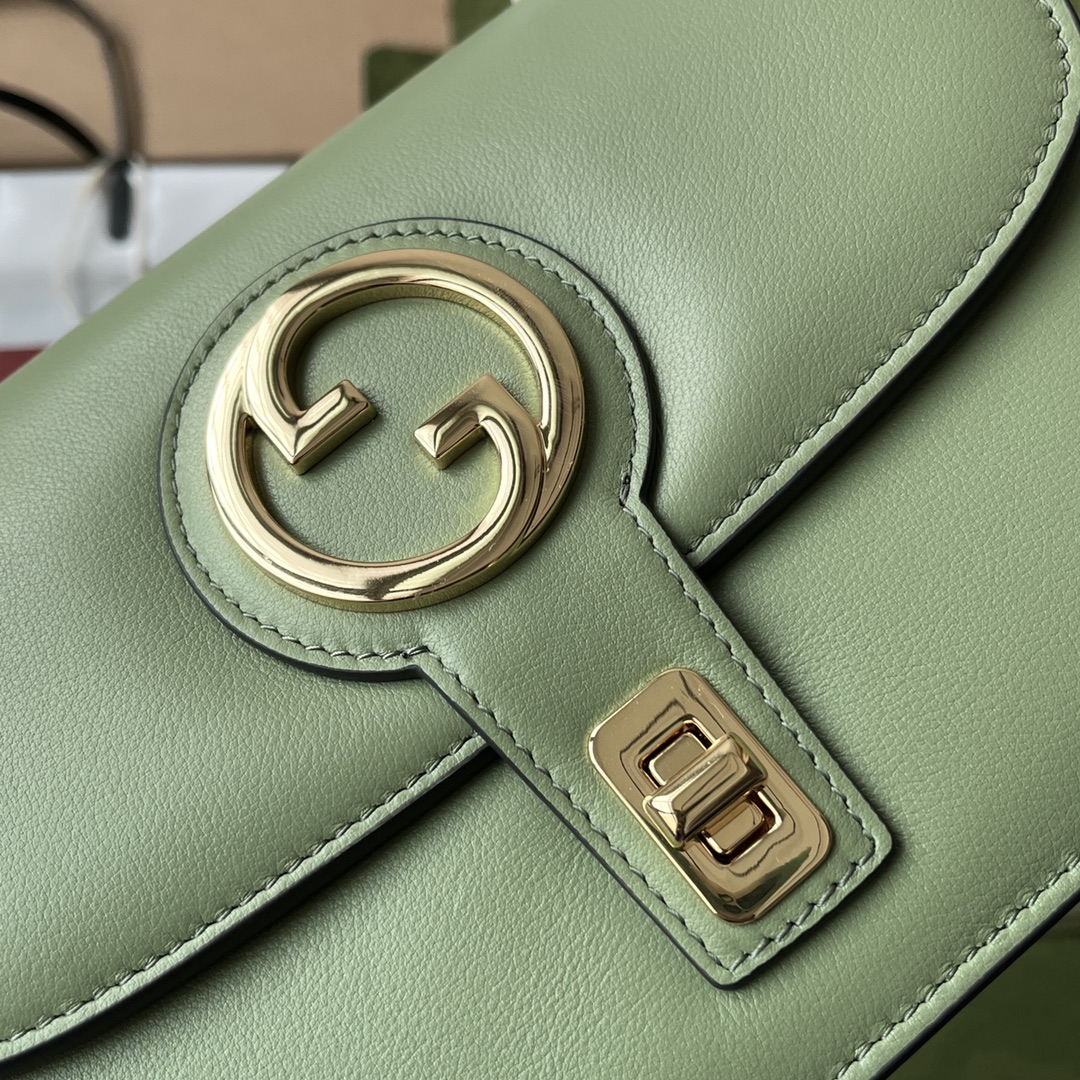 Bagsaaa Gvc*1 Blondie Top Handle Green Bag - 23x15x11cm