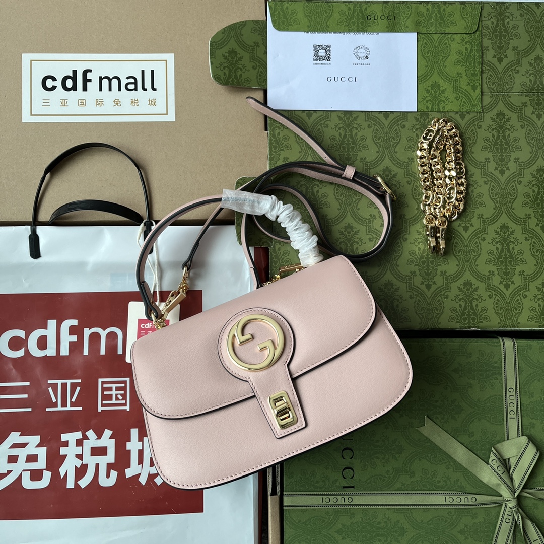 Bagsaaa Gvc*1 Blondie Top Handle Pink Bag - 23x15x11cm