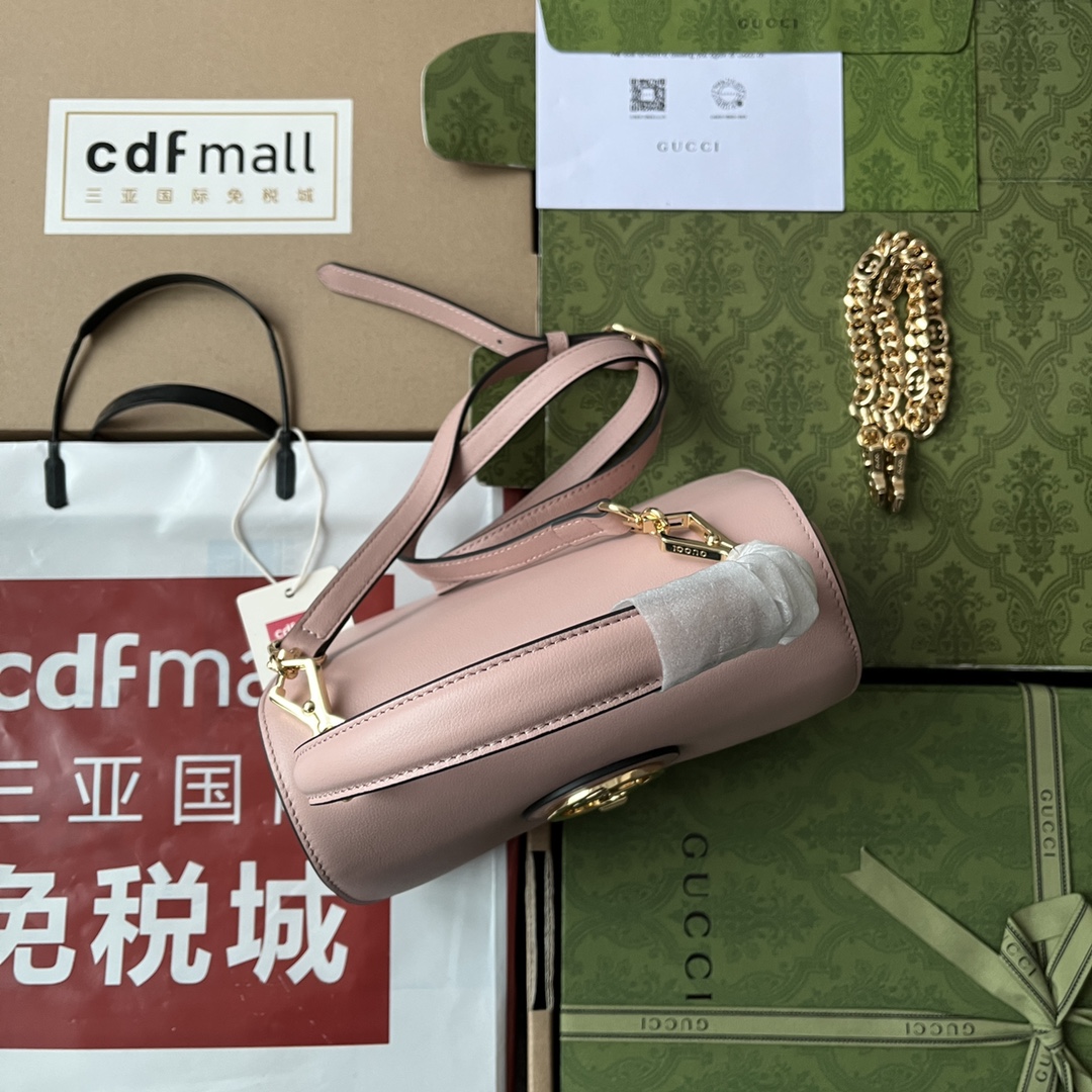 Bagsaaa Gvc*1 Blondie Top Handle Pink Bag - 23x15x11cm