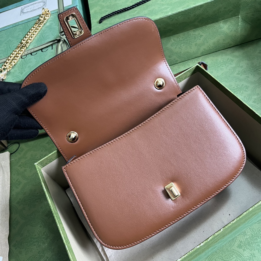 Bagsaaa Gvc*1 Blondie Top Handle Brown Bag - 23x15x11cm