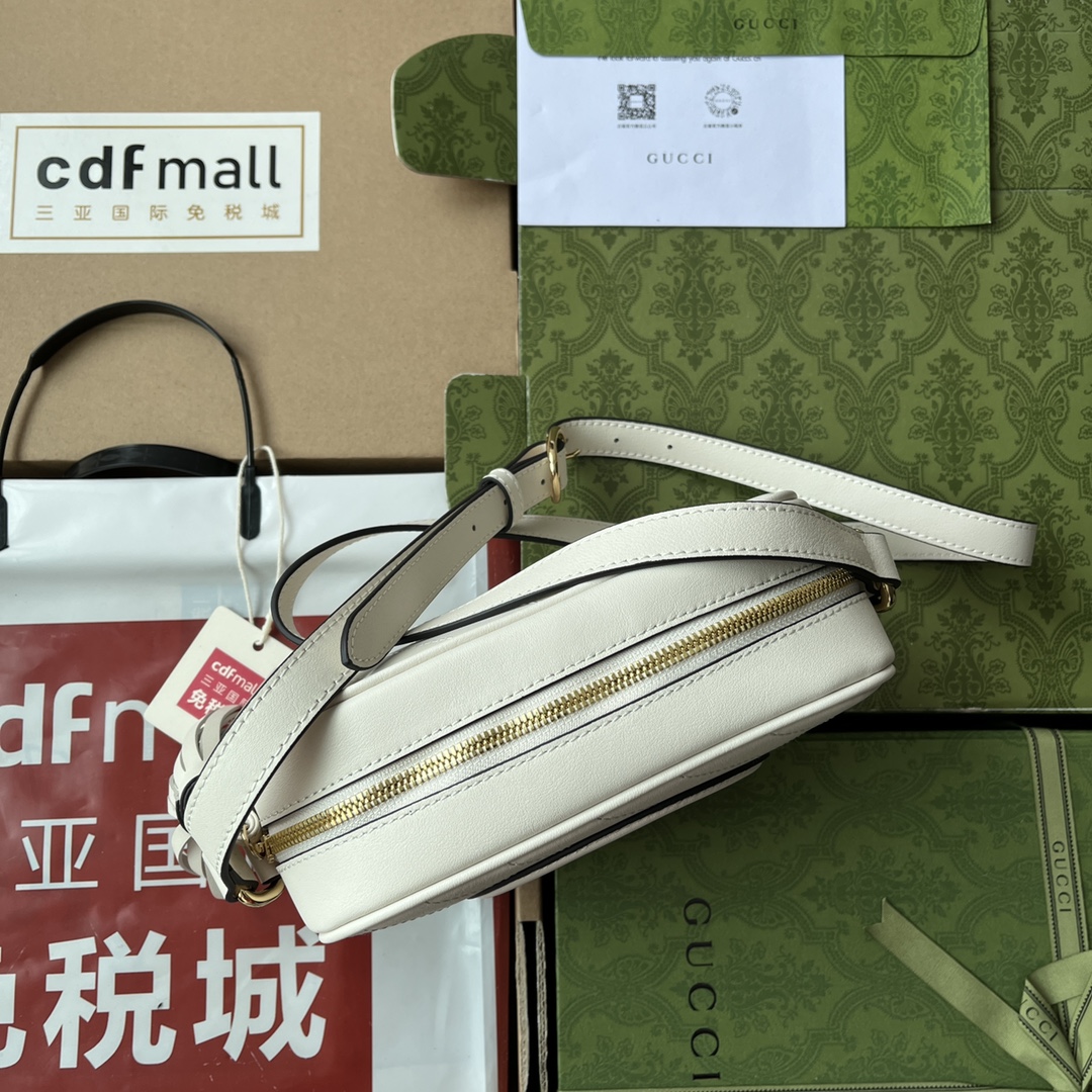 Bagsaaa Gvc*1 Blondie Small Shoulder White Leather Bag - 21*15.5*5cm